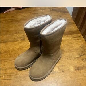 Ugg Cozy Tan Suede Boots